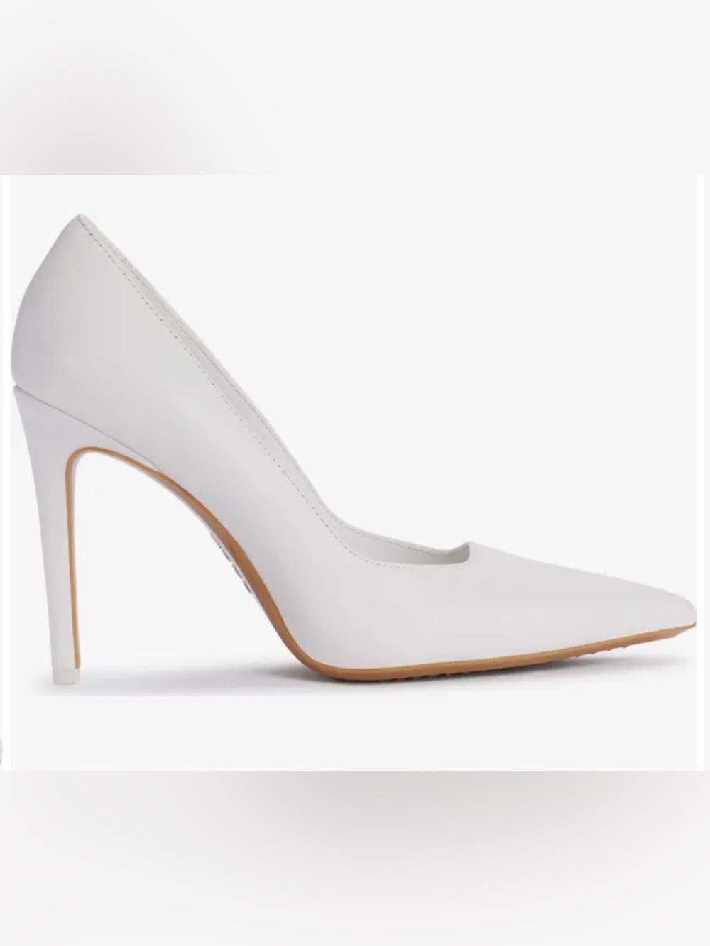 DKNY Mickel High Pump White Classic Pointed-Toe - Women 11-NWT $139